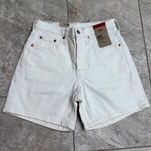 Levi's Disco Nights High-Rise 501 Denim Shorts